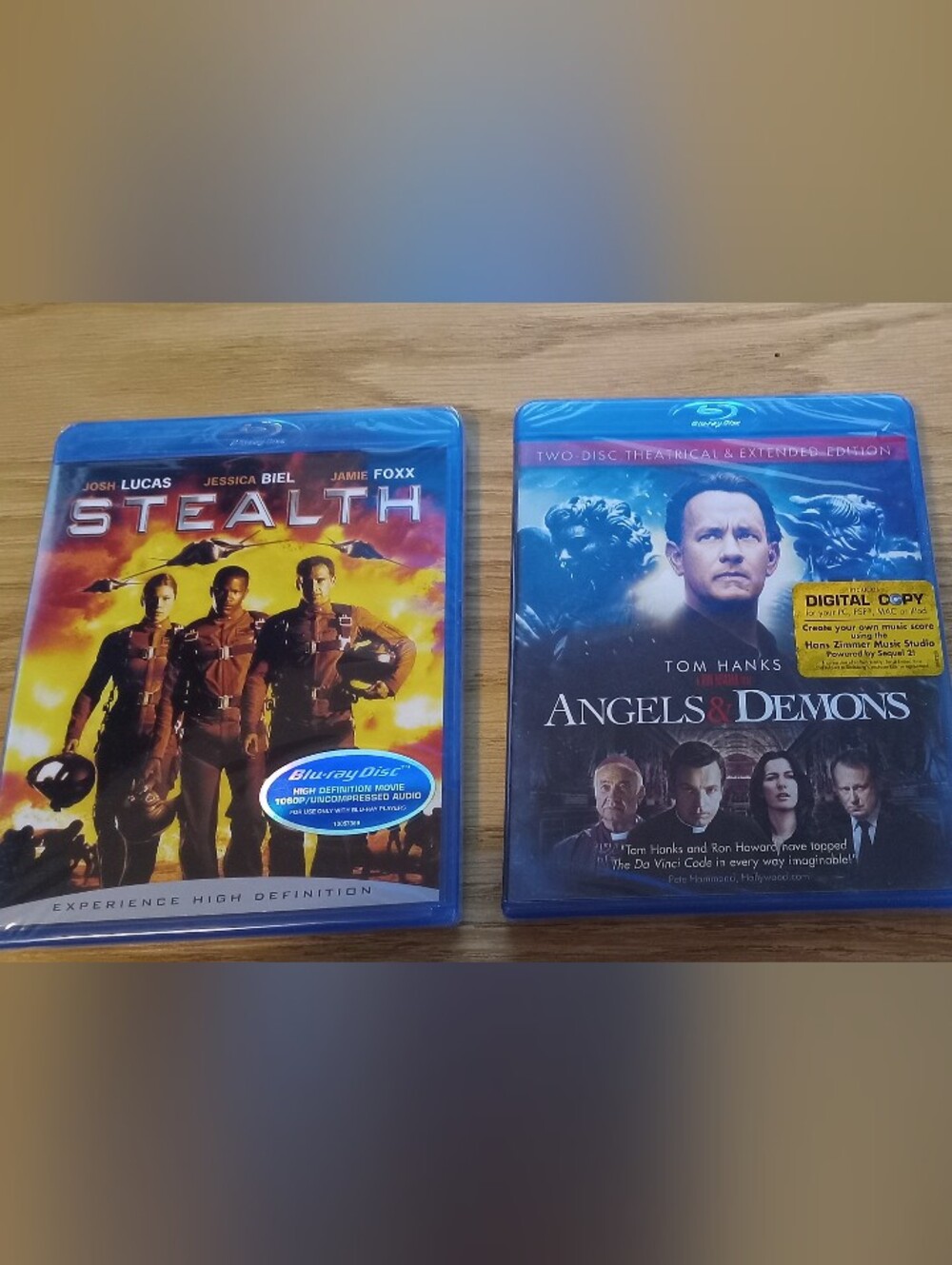 Blu-ray Movie Set: Stealth & Angels & Demons - NEW UNOPENED